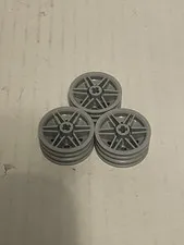 3 Gray Lego Rims 56904