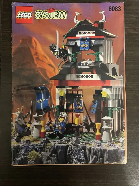 LEGO System Ninja 6083 Samurai Stronghold Instructions Booklet