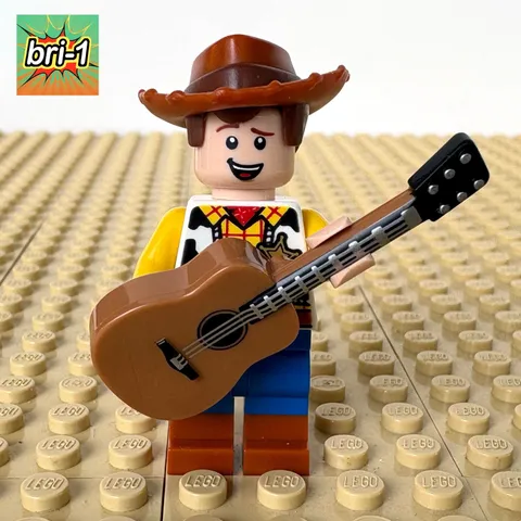 LEGO Disney 100: Woody, GUITAR, toy016, 43212, CELEBRATION TRAIN, 2023 TOY STORY