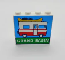 LEGO Parts Brick 1x4x3 GRAND BASIN Pattern Store Sign Camper Van Camping RV NEW