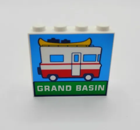 LEGO Parts Brick 1x4x3 GRAND BASIN Pattern Store Sign Camper Van Camping RV NEW