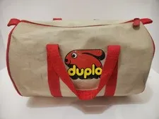 Vintage 1986 Lego Duplo Duffle Storage Bag - ZIPPER WORKS!!! 