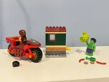 LEGO Super Heroes: Iron Man with Bike and the Hulk (76287)