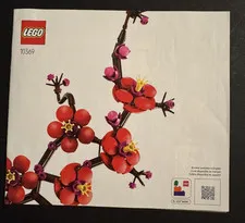 LEGO Icons Cherry Blossoms Botanical Collection 10369 Instruction Manual Booklet