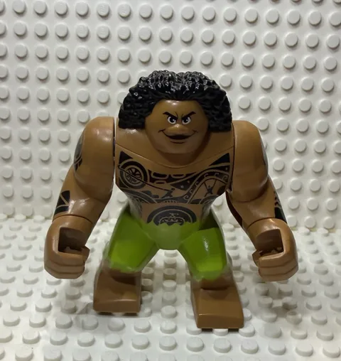 LEGO Disney Maui Bigfig Minifigure moa003 Tattoos Moana Set 41150 41149