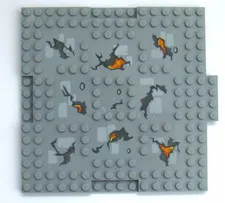 LEGO Base Plate 16X16 Gray 15623pb003