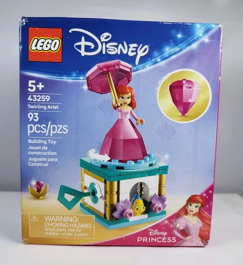 NEW Lego Disney Princess 43259 TWIRLING ARIEL Little Mermaid 93pc Building Set