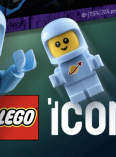 Lego Light Blue Classic Space Baby 11374 Arcade Pinball Authentic!