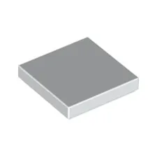 Lego Bricks Parts 20x White 2x2 Tile Flat Thin Studless Plate {306801} 3068 NEW