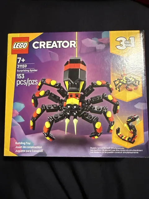 LEGO Creator 3-in-1 Wild Animals: Surprising Spider (31159) - 153 pieces