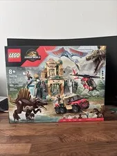LEGO Jurassic World Spinosaurus & Quetzalcoatlus Air Mission NEW