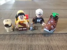 LEGO Up minifigures. Carl, Russell, dog