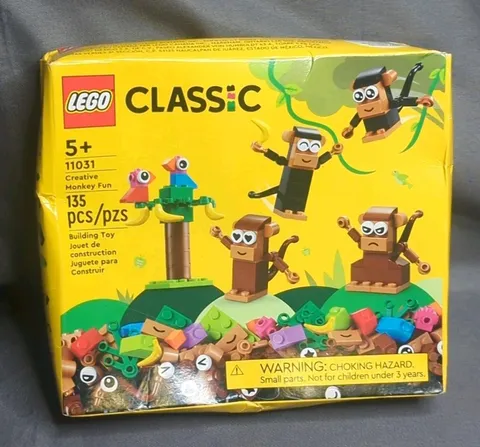 LEGO Classic #11031 Creative Monkey Fun NEW Factory Sealed Box Some Damage