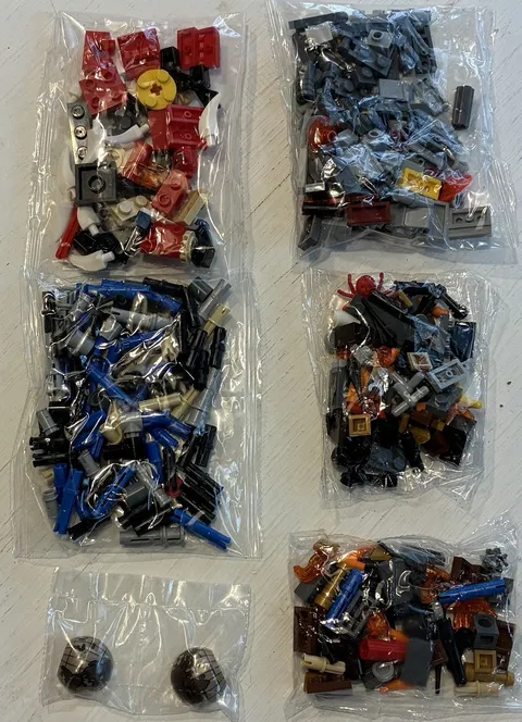 6- Legos Factory Sealed Bags