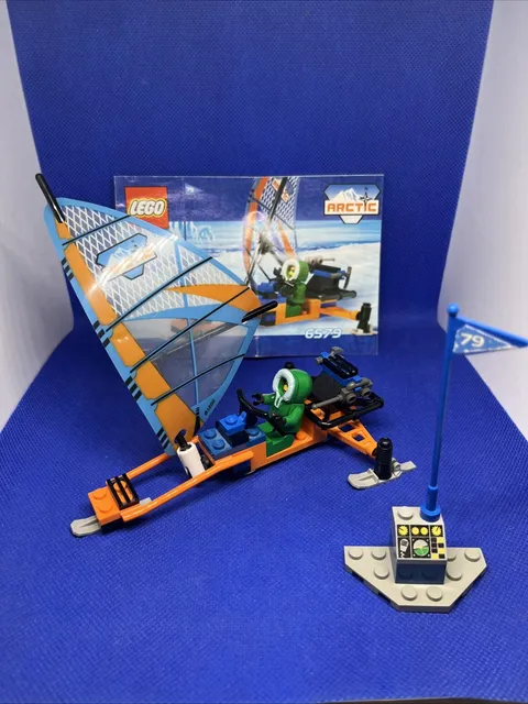 LEGO Town: Ice Surfer (6579) Complete Minifigure Instruction Missing One Tool