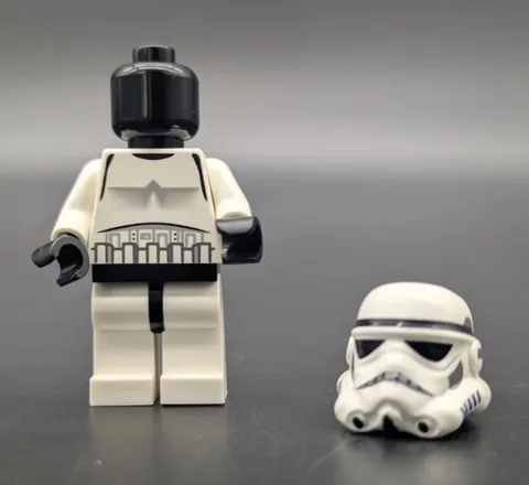 Lego Minifigure Star Wars Stormtrooper Sw0036b Head Black
