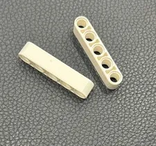 LEGO Parts 32316 Lot 2 Technic Liftarm 1 x 5 Thick White