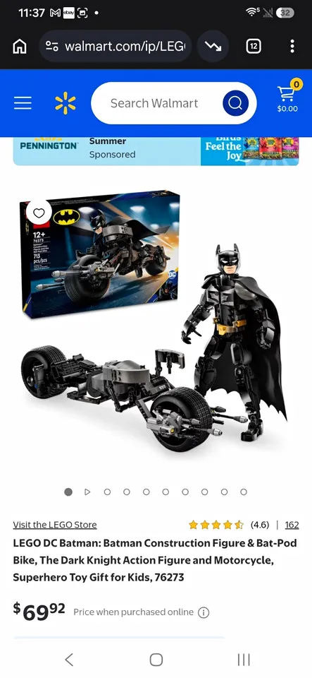 LEGO DC Batman 76273 Bat-Pod Bike Construction Figure 713pcs Ages 12+