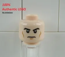 LEGO NEW Light Flesh Head Frown (1x) 4662141 Minifigure Part 76086