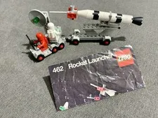 Vintage LEGO 462 Classic Space Rocket Launcher Complete W/ Manual