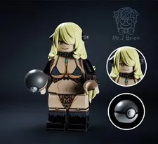 Mr J Brick Minifigure Bamboo Orchid Custom