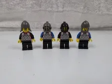 Lot Of 4 LEGO Castle Royal Guards Knight Minifigures