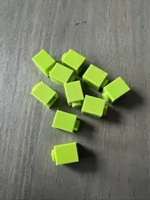 Lego 3005 Lime Green Brick 1x1 - 10 Pieces