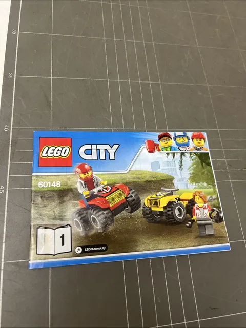 VINTAGE TOY LEGO MANUAL INSTRUCTIONS BOOKLET ART CITY 60148