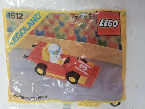 LEGO LEGOLAND 1612 Victory Racer Vintage Polybag 25 Pcs Ages 6-12 1988