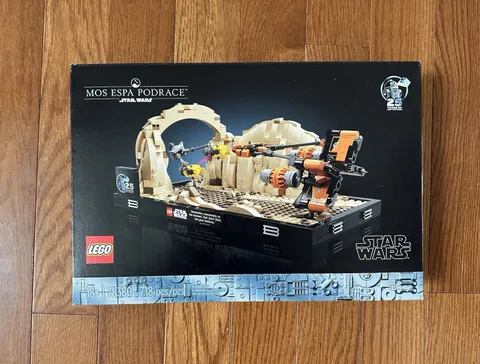 LEGO Star Wars 75380 Mos Espa Podrace Diorama 100% EMPTY BOX ONLY
