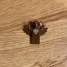 LEGO Brown Bat Creature Character Minifigure with Wings, Plastic