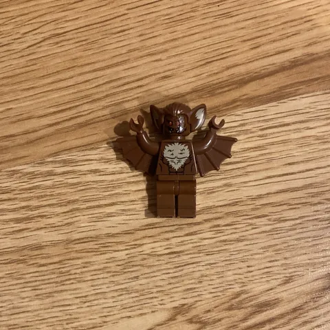LEGO Brown Bat Creature Character Minifigure with Wings, Plastic