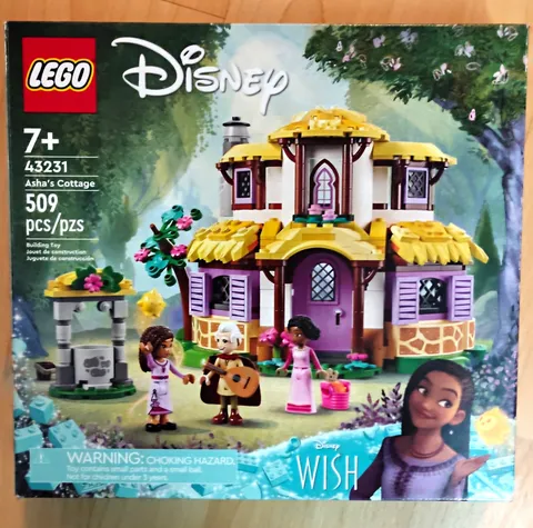 LEGO Disney Wish Asha's Cottage 43231 Building Set 509pcs Ages 7+