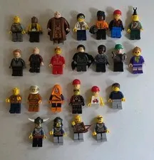 Lot Of 24 VTG Lego Mini Figures Figs Star Wars Batman Harry Potter (SEE PICS)