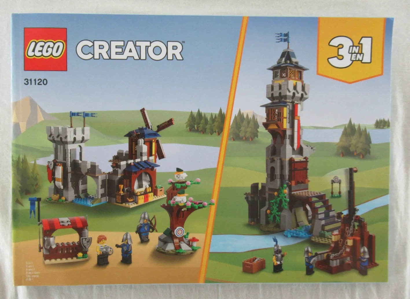 Lego Creator 3-in-1 Medieval Castle #31120 Alternate Instruction Manual 2021