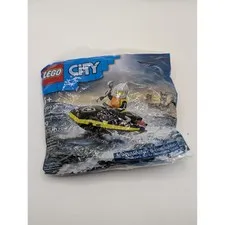 LEGO City Police Water Scooter 30693 Polybag Minifigure Set 29 Pcs New Sealed