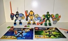 LEGO NEXO KNIGHTS LOT ~ #70364 #70362 #70366 ~ 100% COMPLETE 
