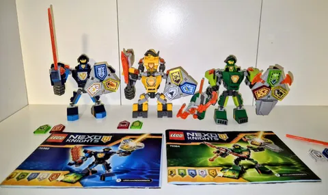LEGO NEXO KNIGHTS LOT ~ #70364 #70362 #70366 ~ 100% COMPLETE 