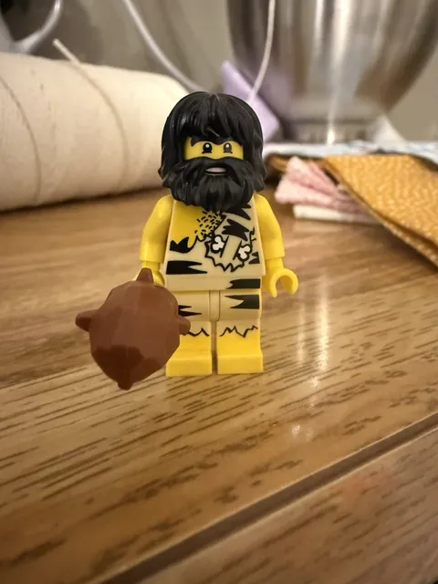 LEGO CMF Series 1 Caveman Minifigure With Club Accessory