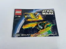 LEGO Star Wars 7133 Bounty Hunter Pursuit Instruction Manual Booklet Only