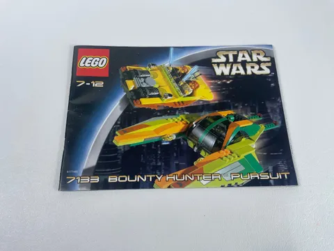 LEGO Star Wars 7133 Bounty Hunter Pursuit Instruction Manual Booklet Only