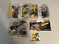 LEGO Star Wars 75214 Anakin’s Jedi Starfighter New Sealed Bags No Box 