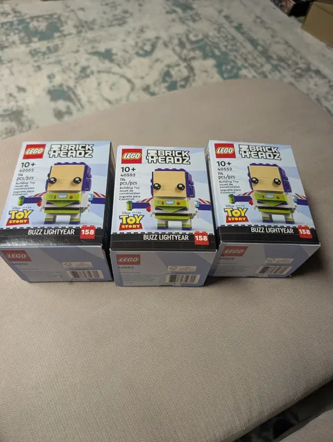 Buzz Lightyear LEGO BrickHeadz NEW X 3