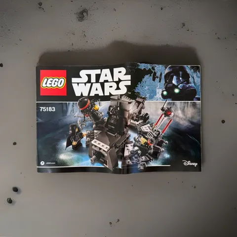 2017 LEGO Star Wars 75183 Darth Vader Transformation - MANUAL ONLY