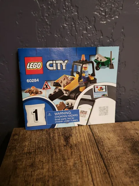 Lego City Roadwork Truck 60284 Instruction Guide MANUAL ONLY