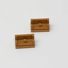 3937 LEGO Parts Hinge Brick 1x2 Base MEDIUM NOUGAT (2)