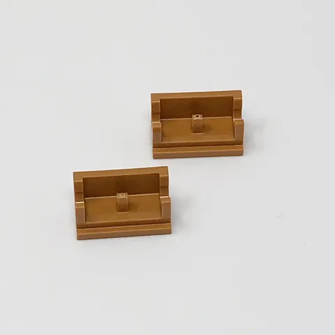 3937 LEGO Parts Hinge Brick 1x2 Base MEDIUM NOUGAT (2)