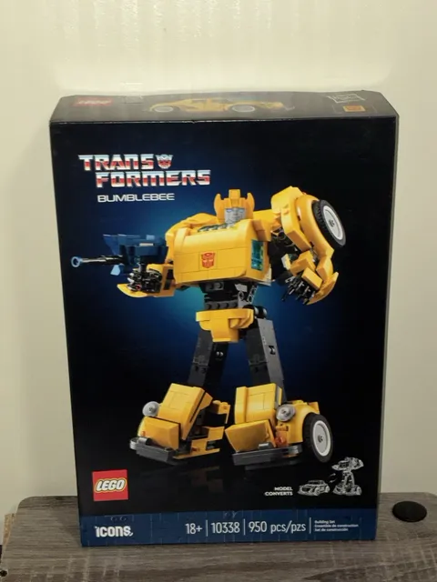 LEGO Icons Transformers Bumblebee 10338 Sealed 950 PCS Hasbro Autobot