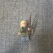 Lego Minifigure Lord of the Rings Legolas + Elven Bow lor015 For 79008 / 9473 L1