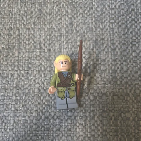 Lego Minifigure Lord of the Rings Legolas + Elven Bow lor015 For 79008 / 9473 L1